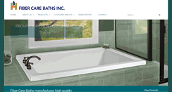 Desktop Screenshot of fibercarebaths.com