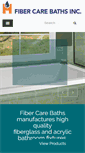 Mobile Screenshot of fibercarebaths.com